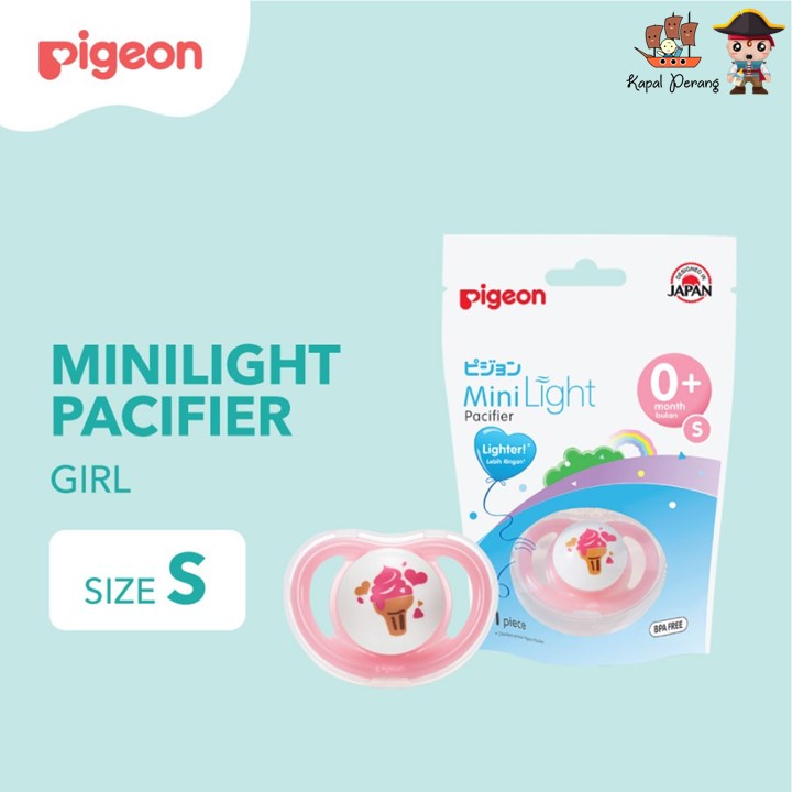 Pigeon Minilight Pacifier Size S Girl JunDW