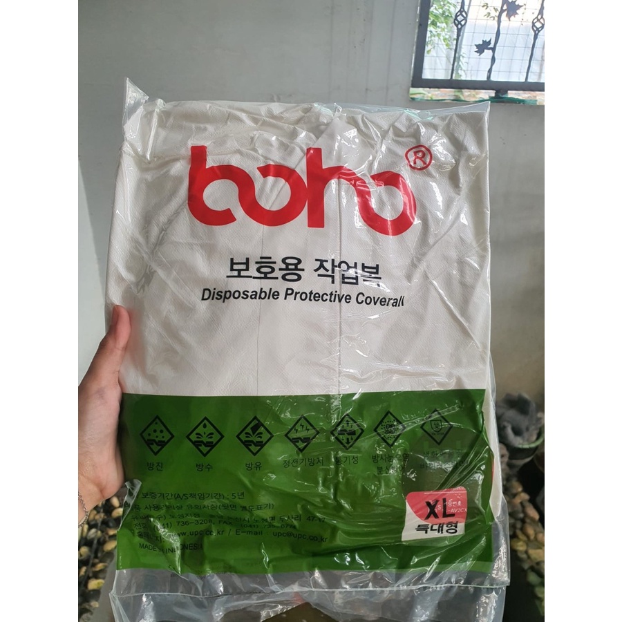 Baju Medis Rumah Sakit Klinik APD (Alat Perlindungan Diri) Boho Hazmat Boho Suit Disposable Protecti