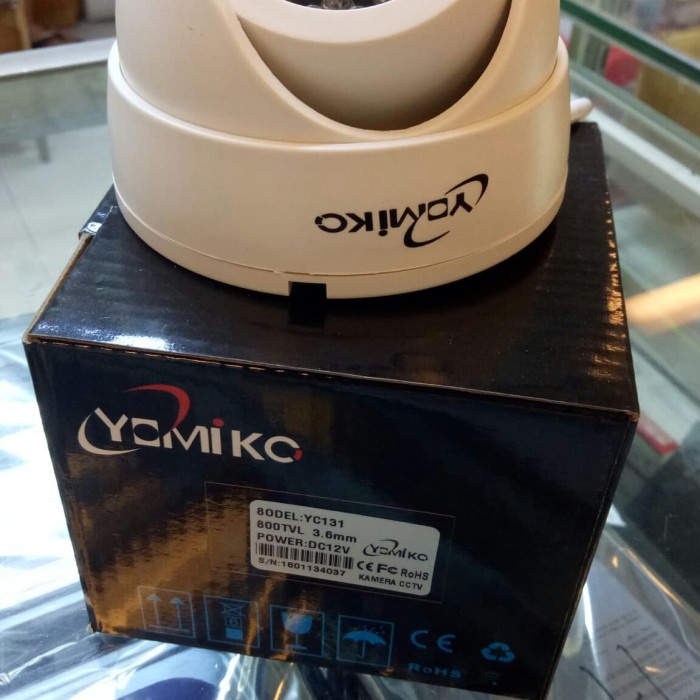 Terlaris ✨-kamera cctv indoor analog 800tvl yomiko hd ir infrared