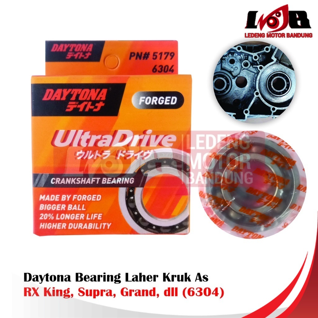 Daytona Bearing Laher Kruk As 6304 Motor  RX King Supra Grand
