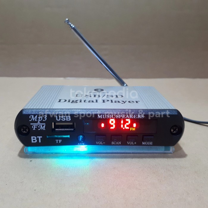 Modul mp3 player /bluetooth /fm tuner portable . - tanpa adaptor