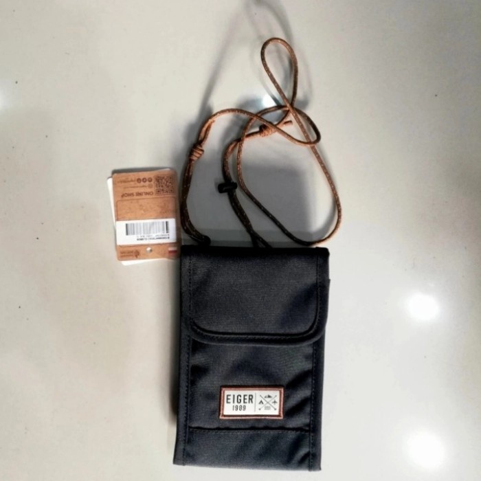 Tas Selempang Eiger X Roadtrip travel pouch mini tas hp mini aksesoris - Hitam