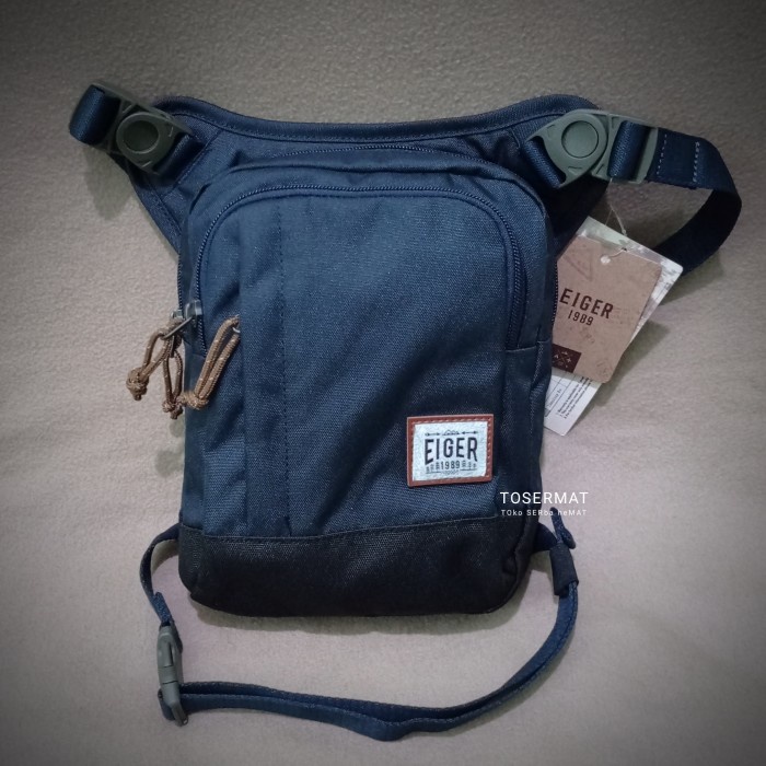 Eiger Roadtrip Legpack original tas selempang pinggang paha - Navy