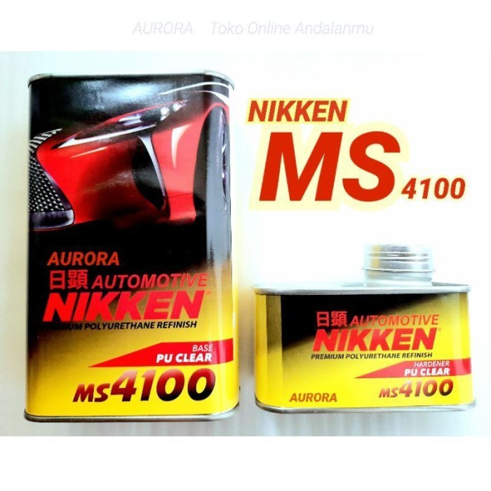 GRT Paint Base- CLEAR PU NIKKEN MS4100 300ML klir pernis MS 4100 niken