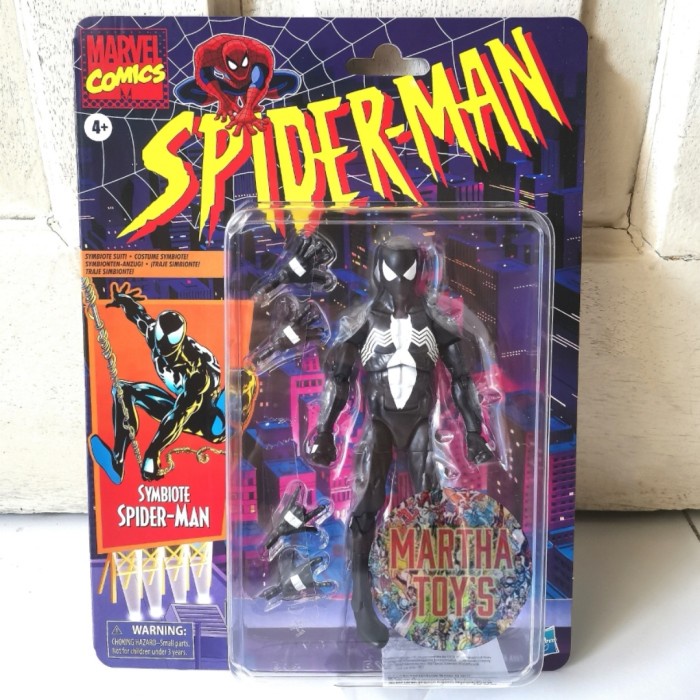 Marvel Legends Symbiote Spiderman Retro