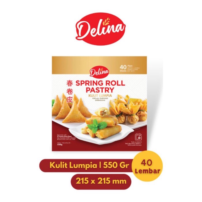 

a Kulit Lumpia Frozen - DELINA - Spring Roll Pastry BEST QUALITY - 215x215