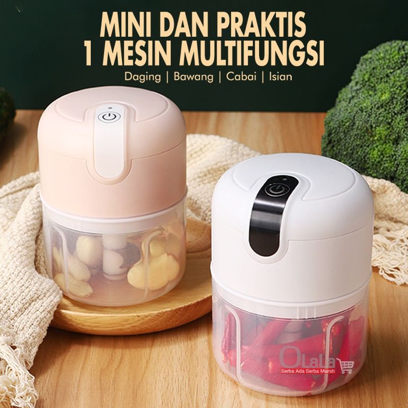Mini chopper USB/chopper mini/pencacah bumbu
