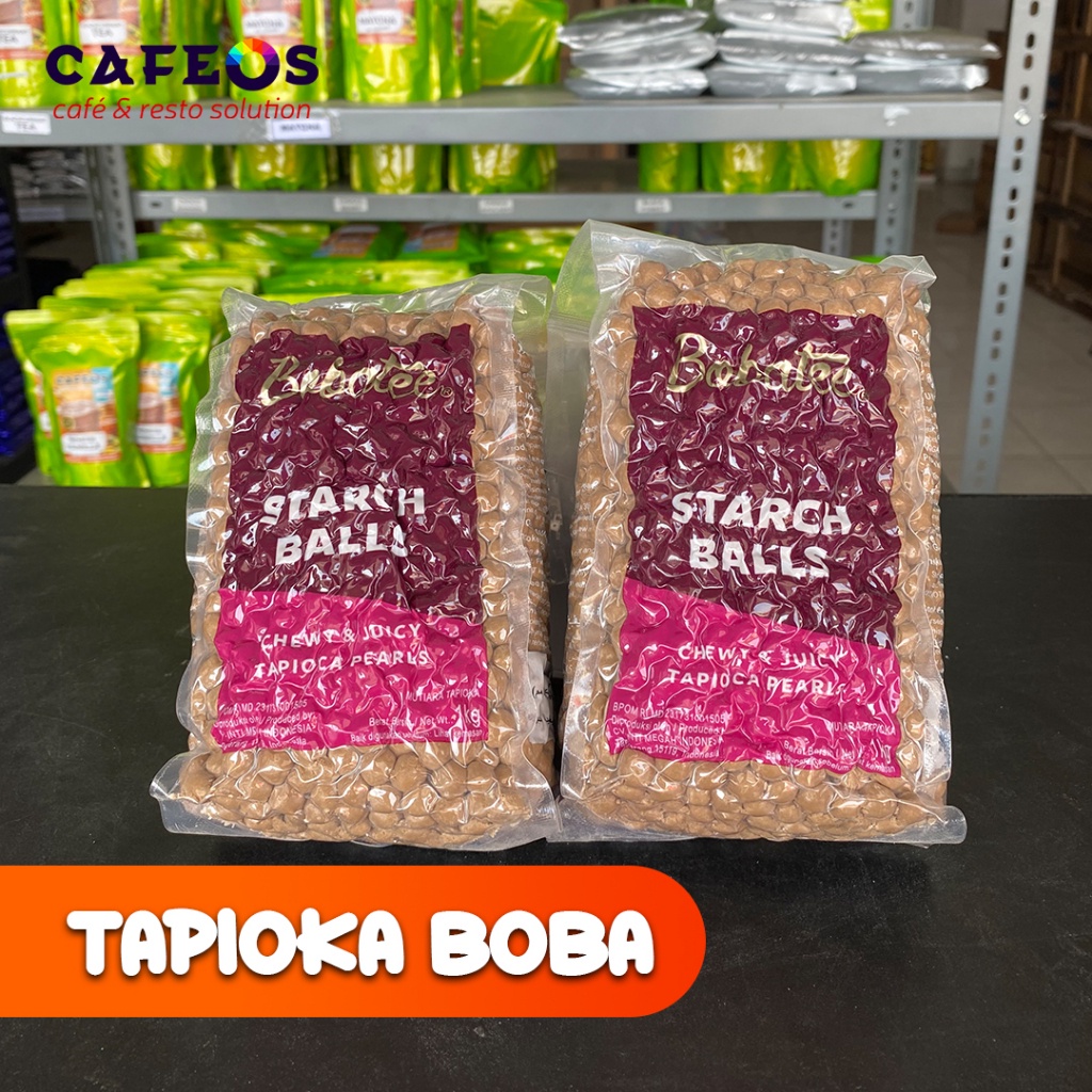 

Tapioka Pearl Boba/Bubble tea/ Original Bobatee Kemasan 1 Kg