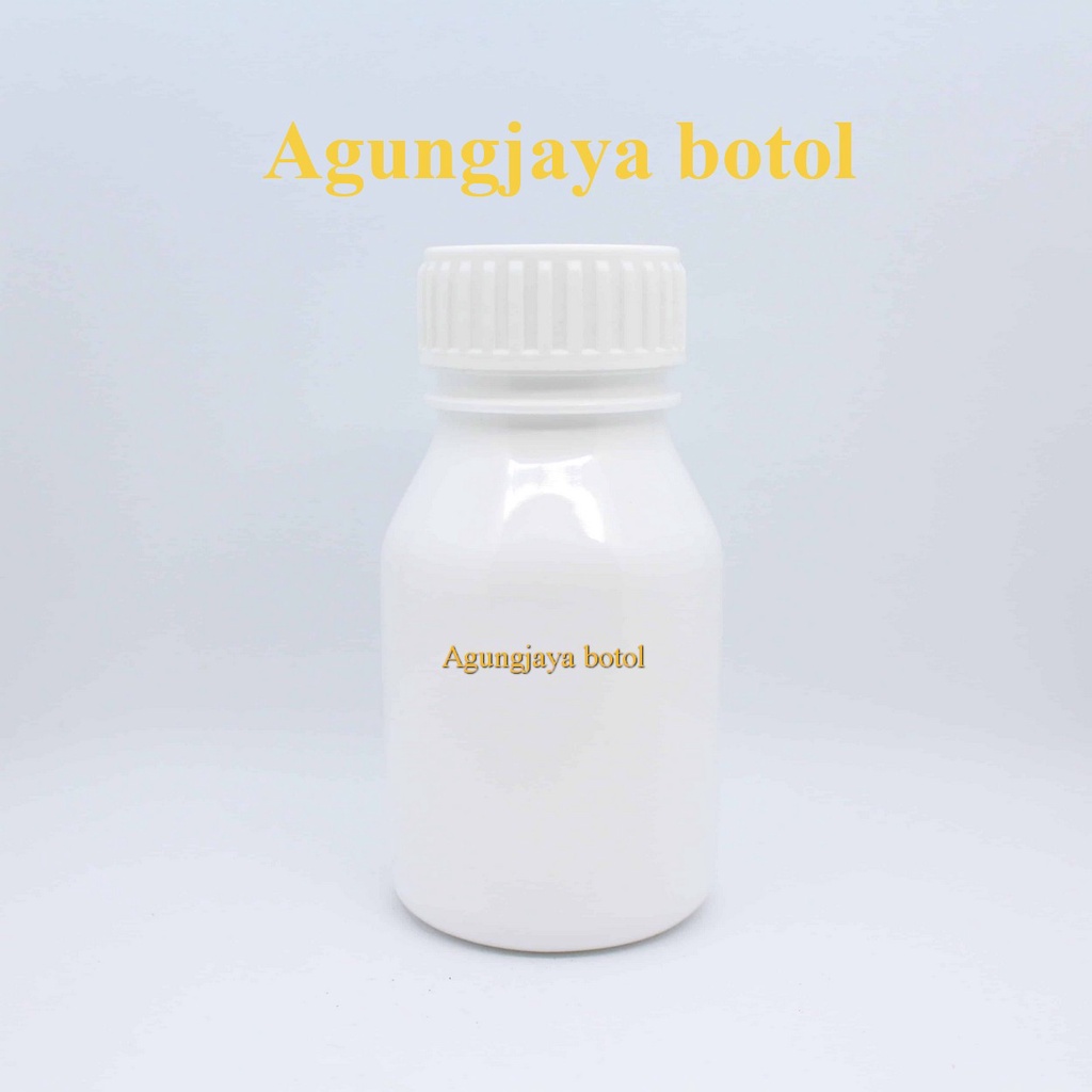 Botol 250 ml PS Putih / Botol Plastik / Botol Obat / Botol Madu / Botol 250 ml