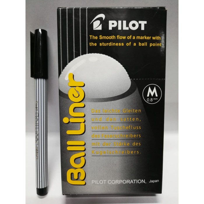 

[Terbaru]Promo PEN PULPEN PILOT BALLINER 0.8mm - Hitam