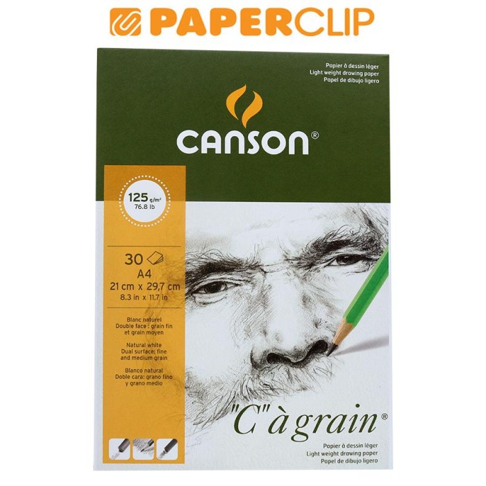 

PAPER PAD CANSON C' A GRAIN 400060605 A4 125G 30S