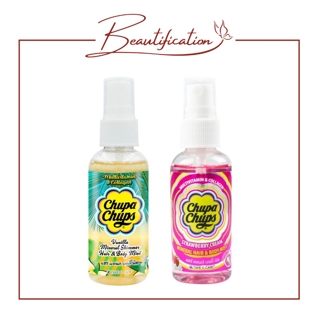 Chupa Chups Mineral Hair & Body Mist Parfum Rambut 60ml Body Spray Hair Spray (Original)