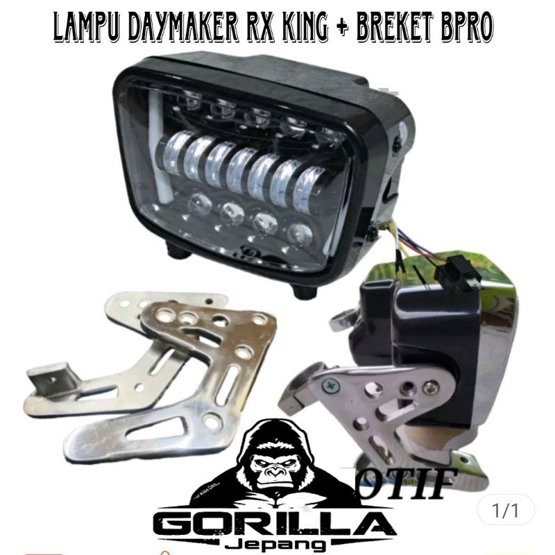 BISA COD lampu depan Yamaha rx king new FULL LED led sen set breket lampu dudukan lampu depan Yamaha