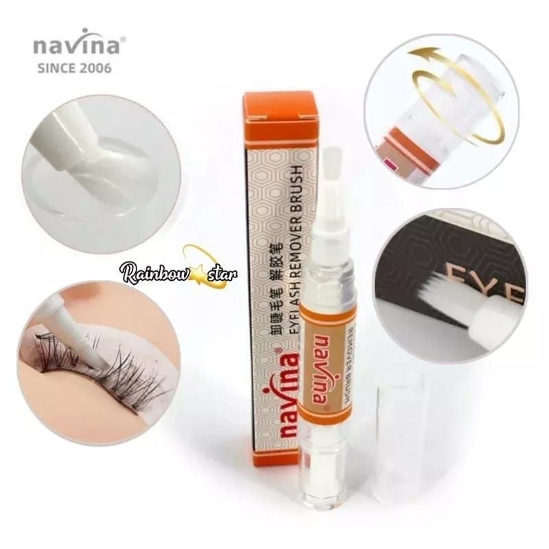 [Rainbow.star] Navina Pen Remover / Navina Remover Brush / Pelepas Lem Eyelash Extension