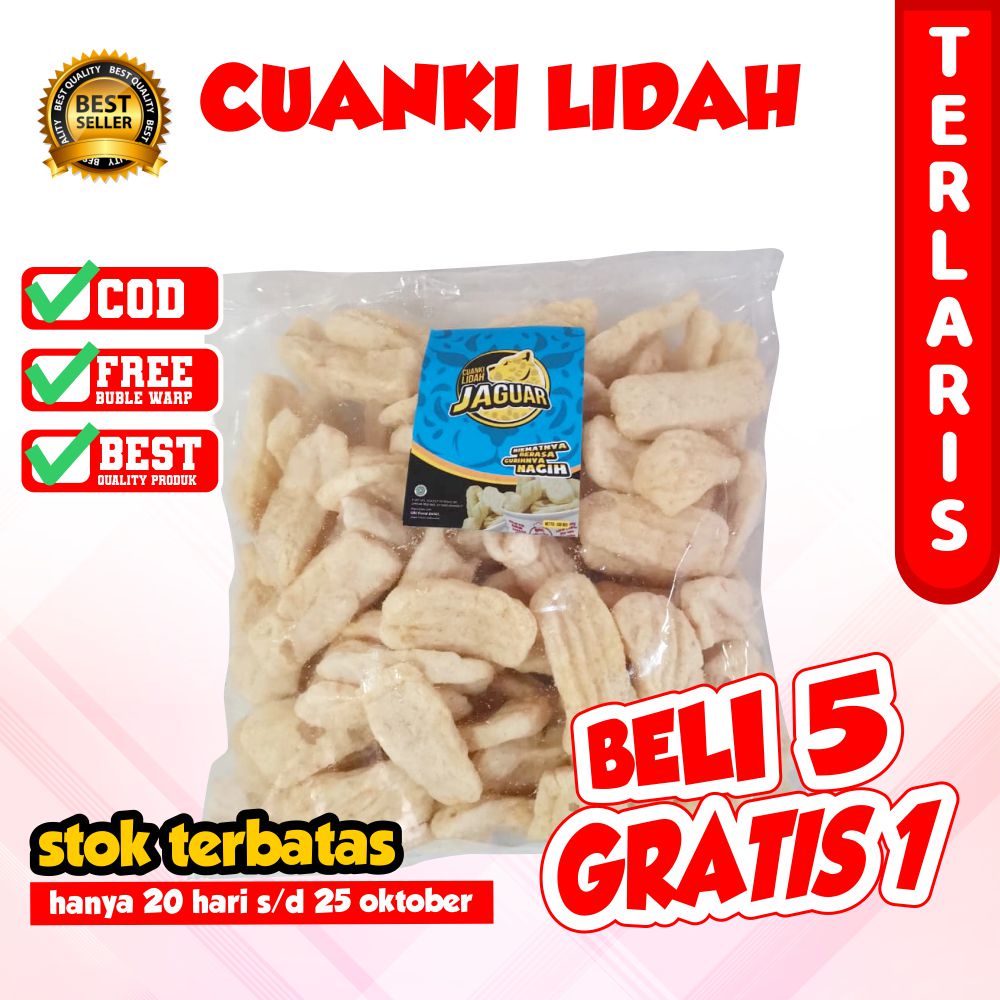 

CUANKI LIDAH 100Biji TERMURAH TOPING SEBLAK BOCI CUANKI KERING KHAS GARUT ISI SEBLAK INSTAN