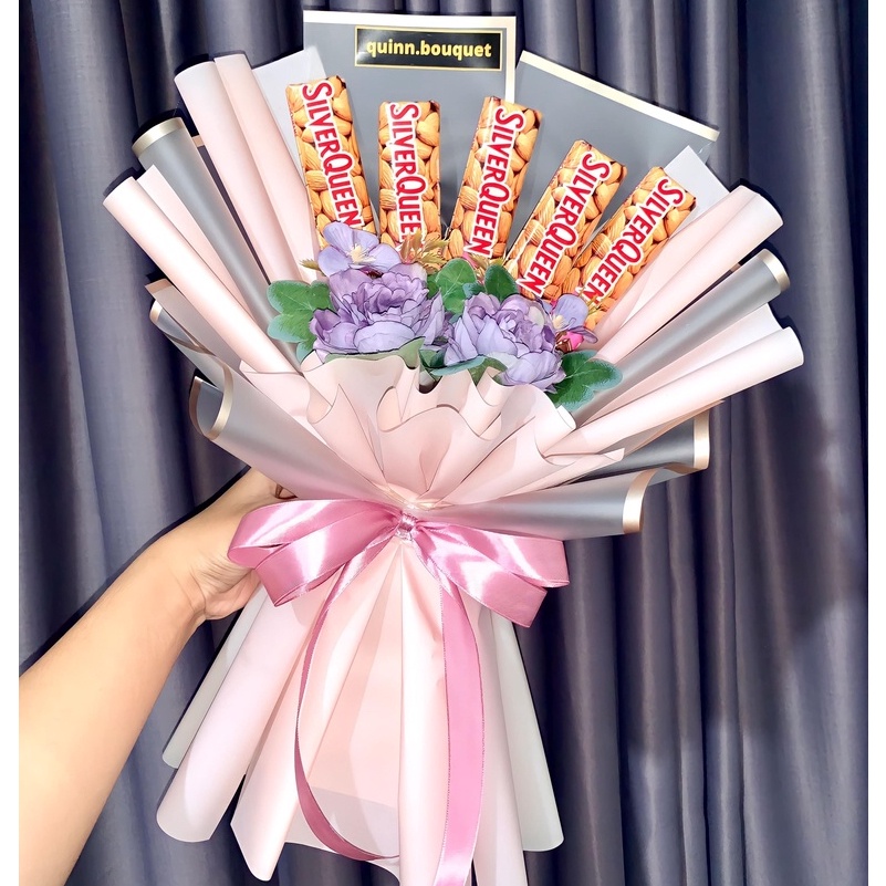 BUCKET COKLAT SILVERQUEEN | BUKET COKLAT | BUKET SILVERQUEEN | BUKET SNACK | BOUQUET SNACK | BUKET S