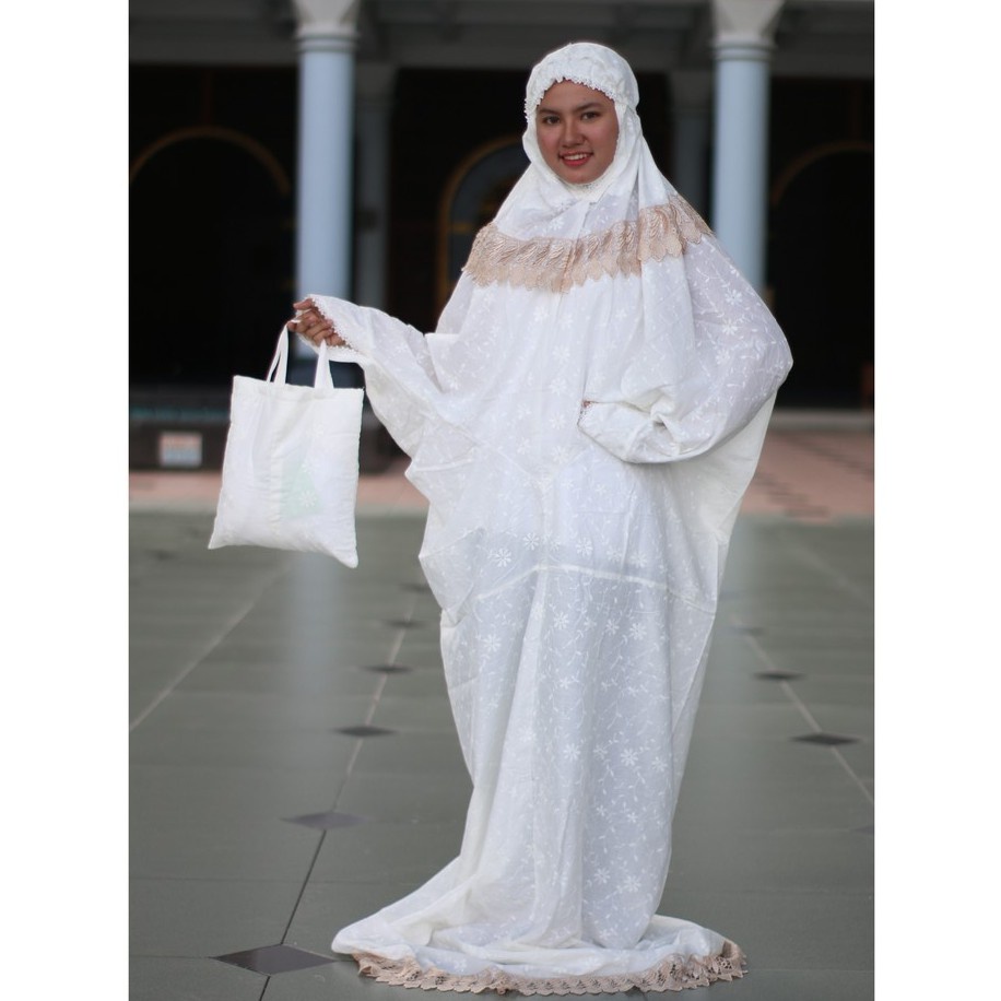 mukena murah mukena bordir mukena katun mukena katun jepang mukena putih bordir