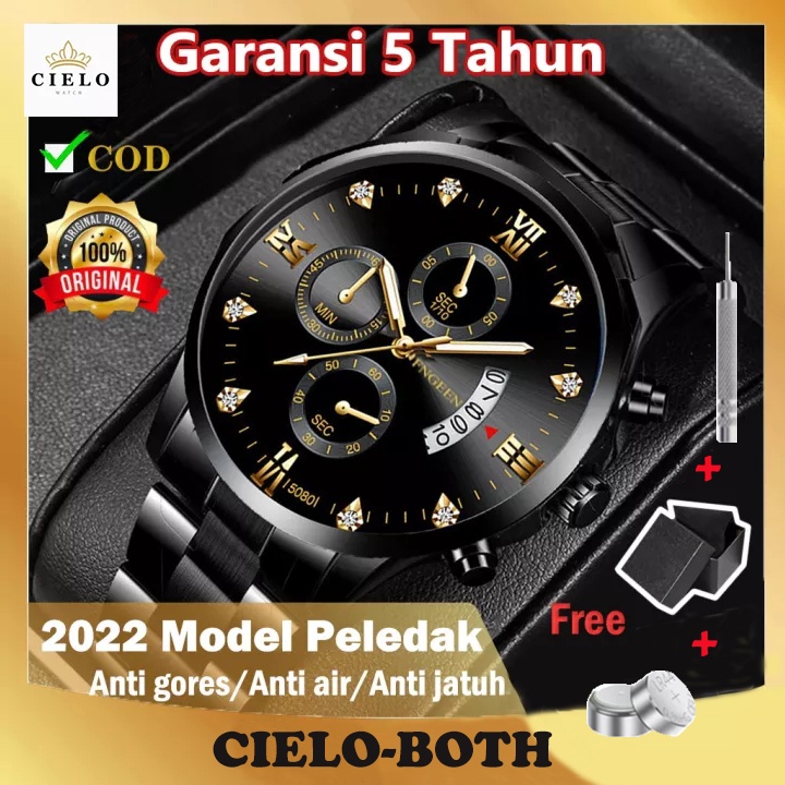 【Penjualan Terbaik】Jam Tangan Pria FNGEEN 5080 2023 NEW Kalender Kasual + Tahan Air + Bersinar Dalam
