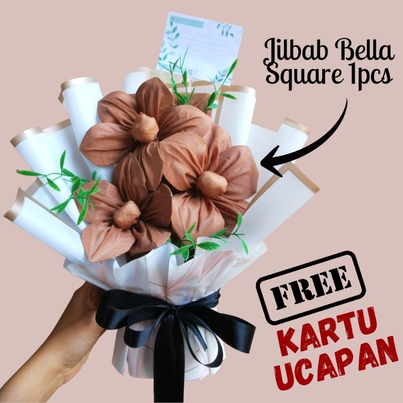 

BUKET HIJAB KADO ULANG TAHUN CEWEK KADO PERNIKAHAN KADO WISUDA JILBAB SEGIEMPAT BELLA SQUARE