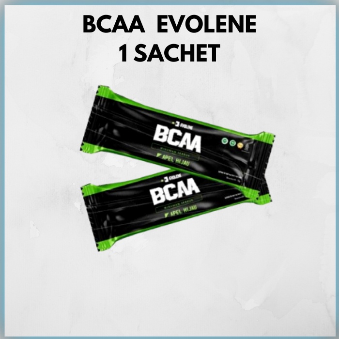 BCAA 1 SACHET ECERAN PER SACHET EVOLENE ORIGINAL EVO LENE BPOM HALAL BCAA BRANCH CHAIN AMINO ACID