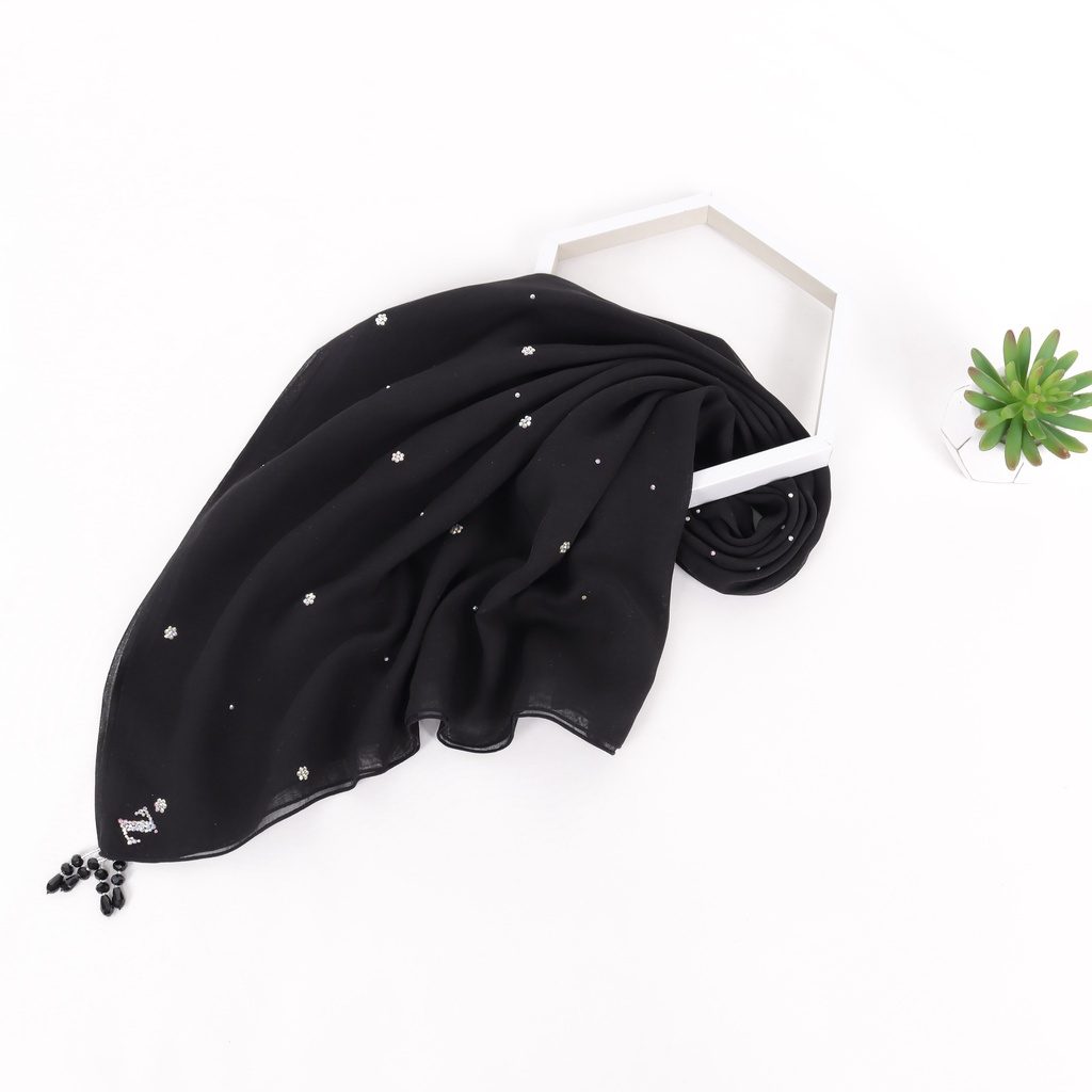 Kelly Scarves - Vivi Donna Scarf Paris Japan Square Crystal Premium by Zarazu