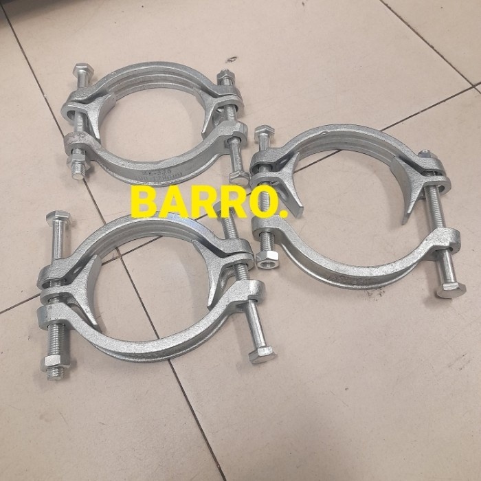 Klem Double Bolt SL 988 Hose Clamp 8 inch 227-239 Clamp Heavy Duty