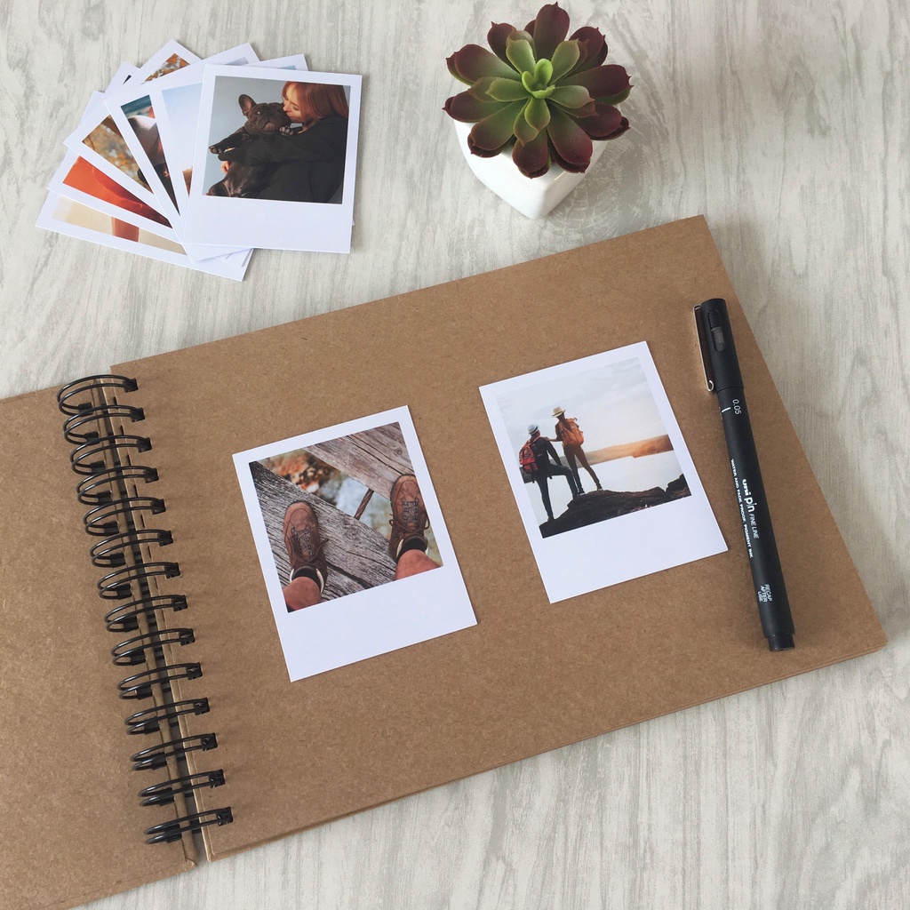 

Scrapbook Softcover A5 - Notebook/ Album Foto Bahan Kraft