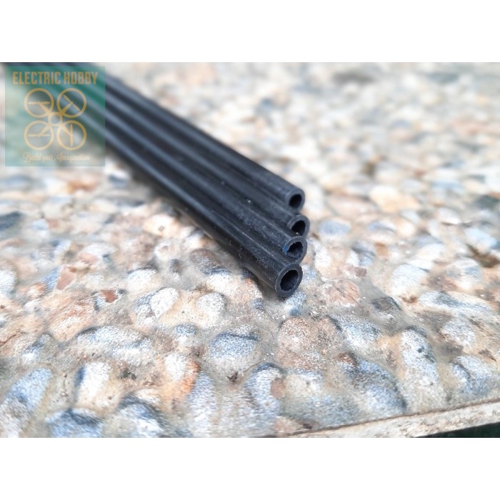 Carbon Fiber Tube 5mm - Pipa Karbon - Spar - Pesawat - Airplane