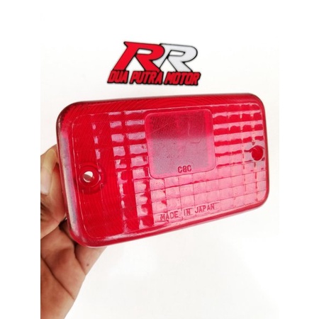 lens kaca mika stop lamp stoplamp lampu belakang original ori yamaha rx100 dt100 rx dt 100 CGC japan