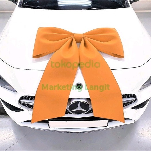 

PROMO - PITA KADO - Pita Mobil SAILOR BOW Besar Orange 30 50 75 100 cm Hadiah Motor - 30cm