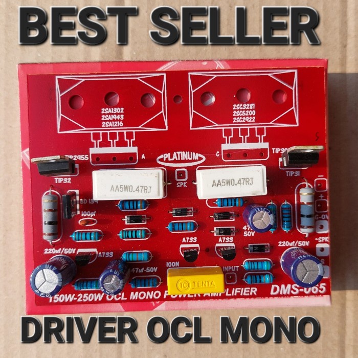 kit pcb modul driver power ampli amplifier mono 150w 200w 150 200 watt