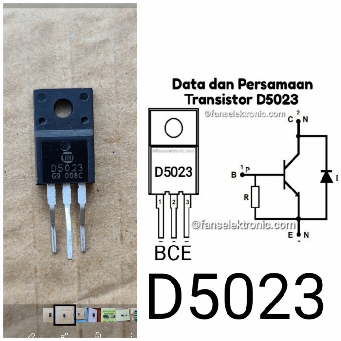 d5024 d 5024 transistor horisontal tv polytron - D5023