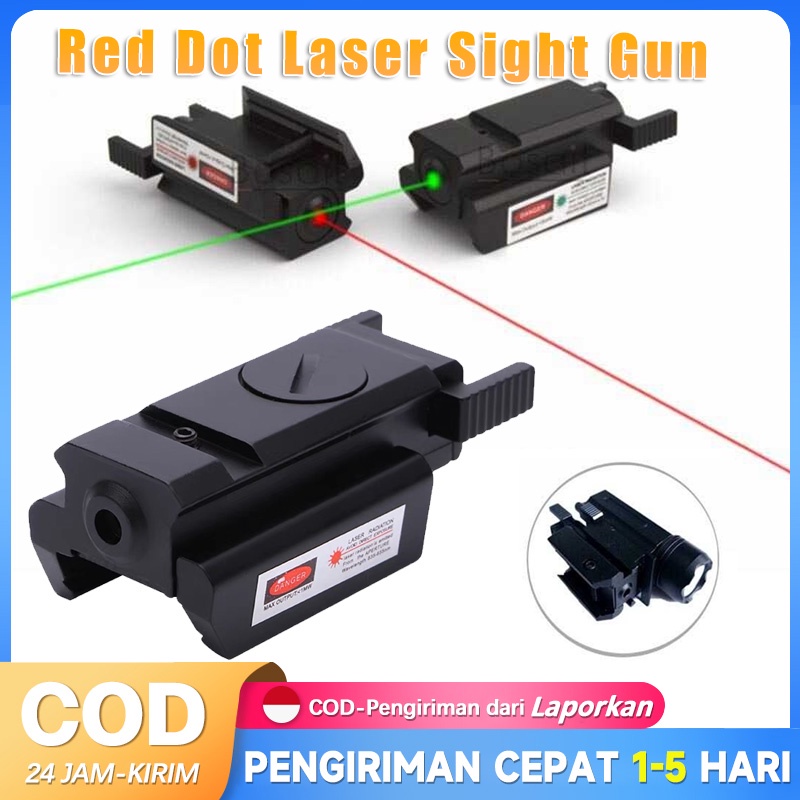 (100% ORI) TGPUL Tactical Red Dot Laser Sight Gun Airsoft Rifle Pistol - LS15 LASER SENAPAN - Tactic