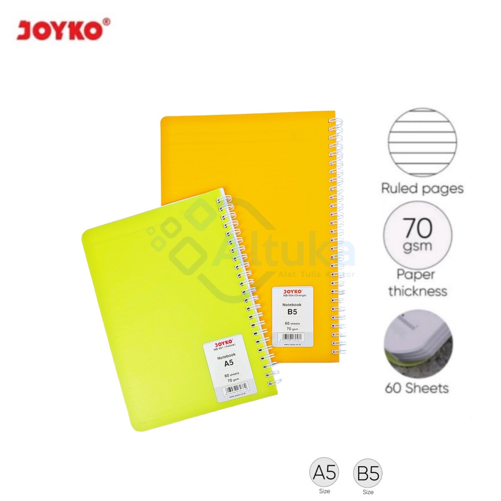

Notebook / Agenda Spiral / Notes Spiral / Note NB-661 NB-664 Joyko
