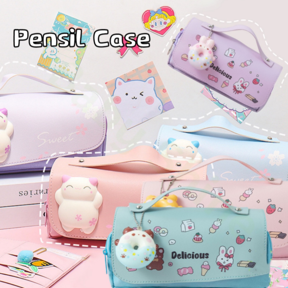 

BabyShine Tas pena kapasitas besar/3d kotak pensil/lucu lembut anak tempat pensil