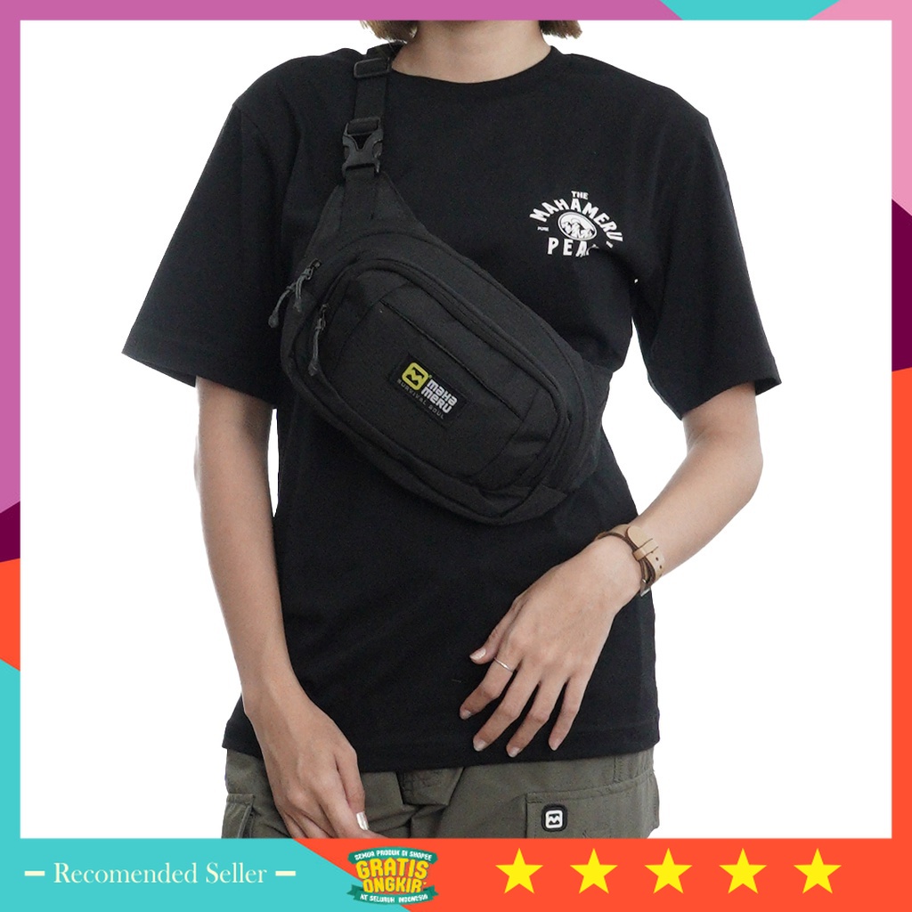 Tas Pria keren Casual BRanded Premium Murah Original kuat - Mahameru Waistbag TSP-002