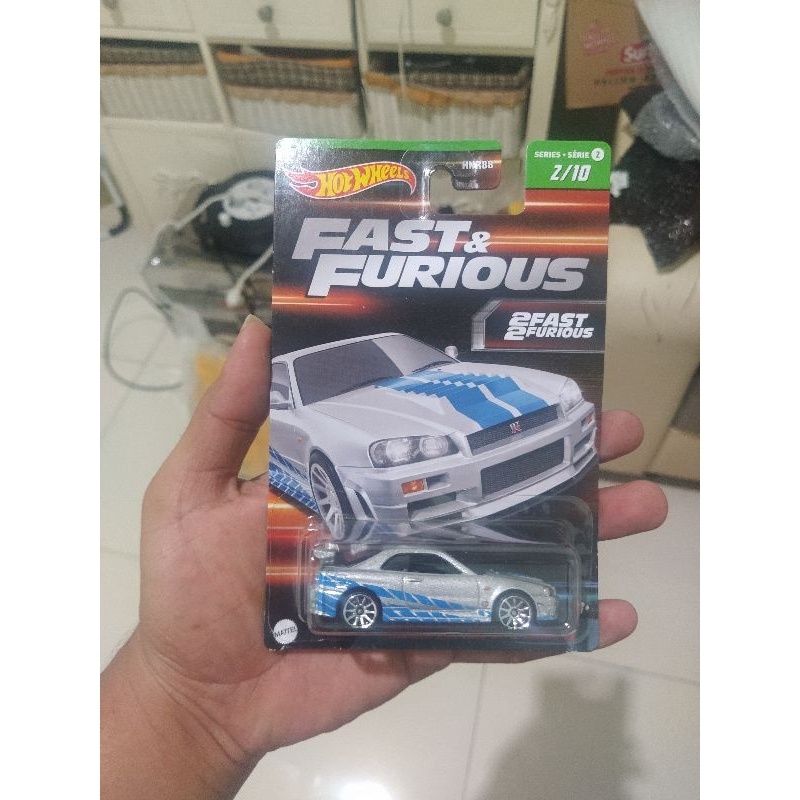 Hot Wheels Fast and Furious: Nissan Skyline R34 /Hot Wheels Fast & Furious Nissan Skyline r34