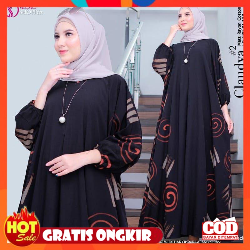 KAIN ADEM HALUS TEBAL / GAMIS KAFTAN JUMBO BUSUI SHOFIA