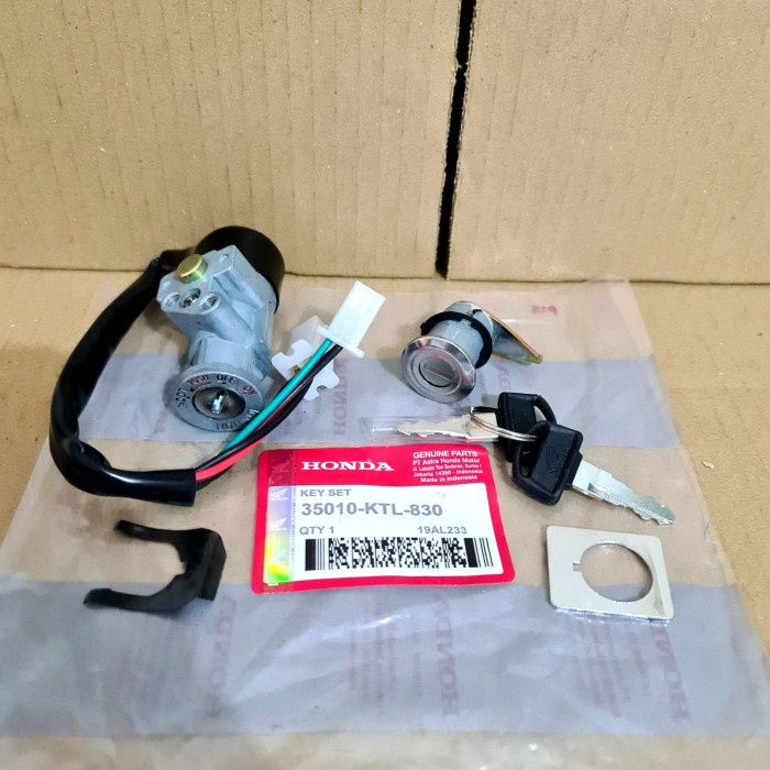 KUNCI KONTAK ASSY SET KUNCI JOK GRADE A HONDA SUPRA FIT NEW KTL