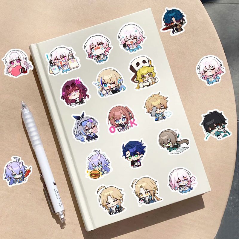 

Stiker Kereta Dome Bintang Kartun 60-Sheet Set Game Anime Dekorasi Notebook Stasiun Stasiun Stiker-G