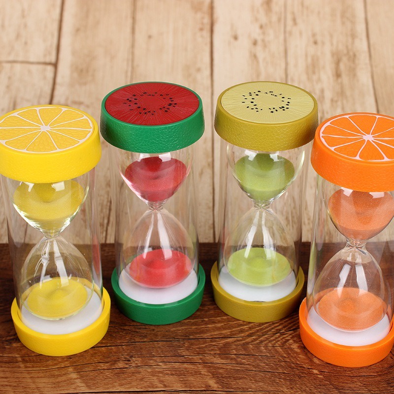 Jam Pasir 10 Menit Buah Orange Dekorasi Hour Glass Timer Penghitung Waktu Gmall GM-ST0523