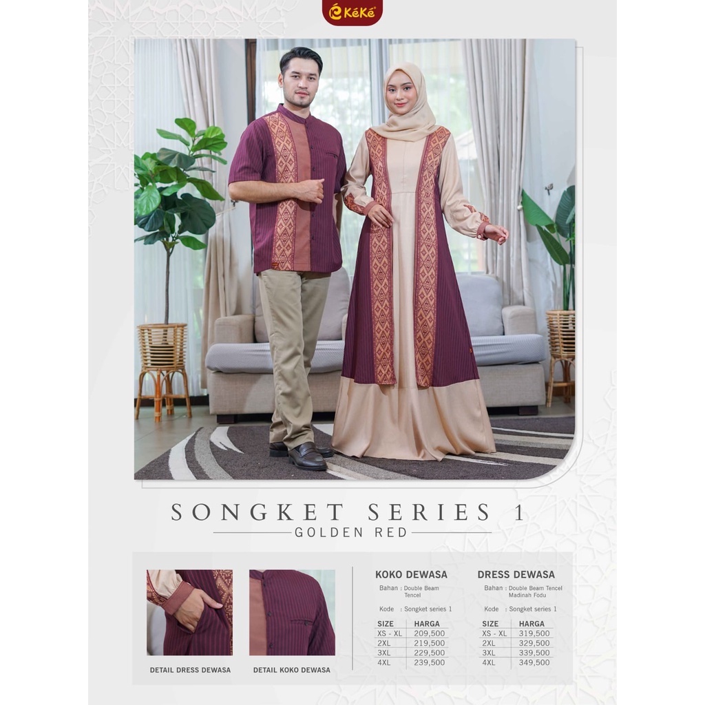 COUPLE KEKE Songket Series
