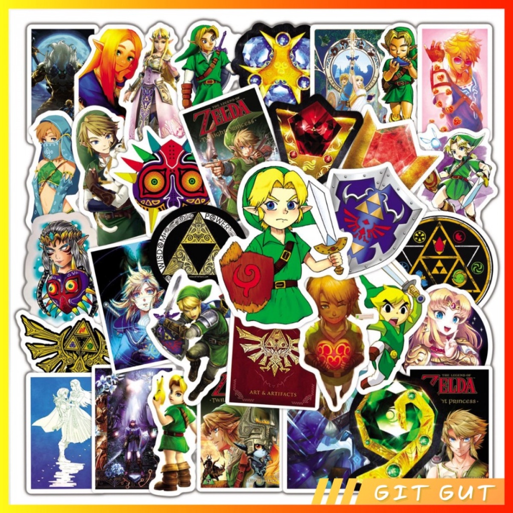 

Sticker Pack Stiker Vinyl 50 pcs The Legend of Zelda