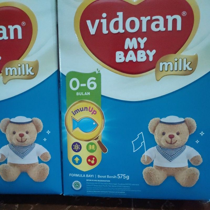 SUSU FORMULA VIDORAN MY BABY 0-6 BULAN & 6-12 BULAN BERAT 575 Gram