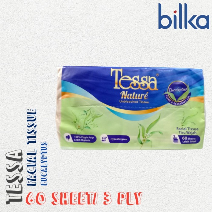 TESSA NATURE EUCALYPTUS FACIAL TISSUE 60.S