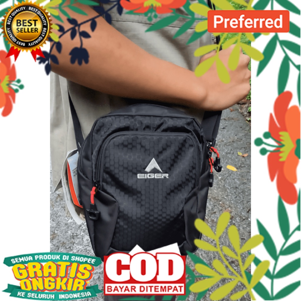 Tas Waistbag Eiger10 Pria Wanita Tas Pria Terbaru Tas Pinggang Pria Tas Selempang Unisex - Pra Store