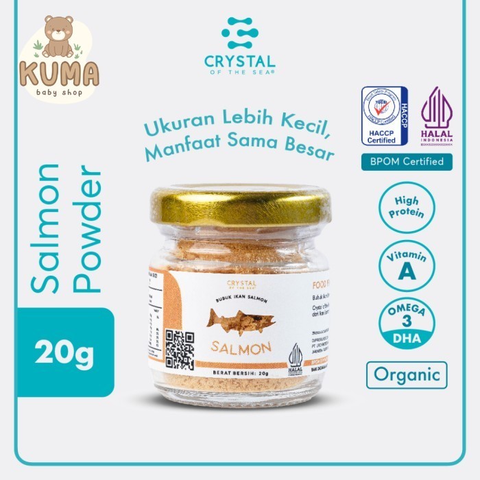 

Crystal of the Sea Salmon Food Powder 20g / 80G / Bubuk Ikan Salmon