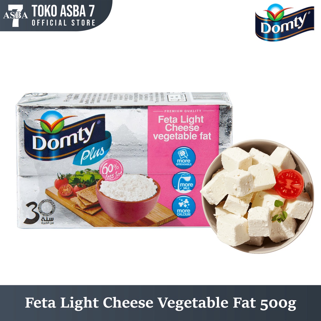 

DOMTY FETA LIGHT CHEESE VEGETABLE FAT 500G