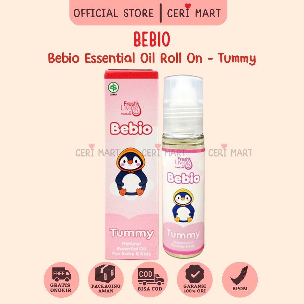 FreshLiving Bebio Tummy minyak angin freshcare untuk anak anak