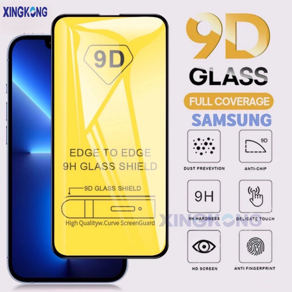 9H Full Cover Tempered Glass for Samsung A24 A52 A04s A14 A04E A03 A13 A53 A02 A23 A72 A32 A04 A03S A22 A11 A12 A21s A51 A71 A02s A50s A50 A30s A05S A05  A30 A20 A10 M10 A10s A20s Screen Protector XinKong3C